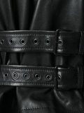 military-style leather jacket