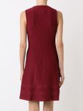 v-neck knit dress