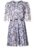 floral print flared dress