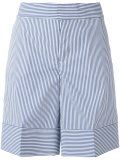 pinstripe wide shorts