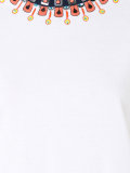 embellished neck T-shirt