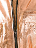 metallic bomber jacket