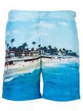 beach print swim shorts