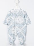Maioliche print baby grow set