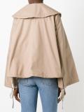 dislocated fastening oversized jacket