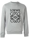 logo embroidered sweatshirt