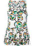 whisper print tank top 