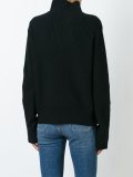 ribbed roll neck jumper