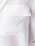 cropped button down shirt