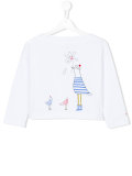 bird print top