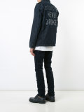 multiple pockets denim jacket