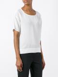 round neck shortsleeved blouse