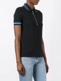 zip collar polo shirt 
