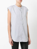 striped sleeveless shirt