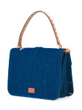 birds print shoulder bag 