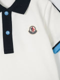 contrast collar polo shirt