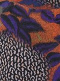 mix print roll neck jumper