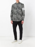 abstract print shirt