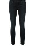 frayed ankle skinny jeans