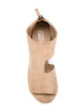 open-toe ankle boots 