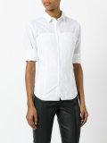 fitted button up shirt