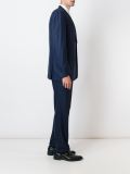 checked pattern two-piece suit