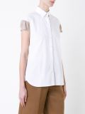 ruffled sleeves shirt