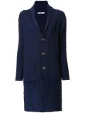 ribbed cardi-coat