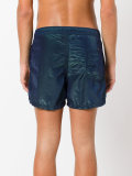 iridescent swim shorts