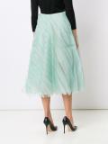 'Tiered Textured Organza' skirt