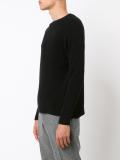 ribbed crew neck jumper