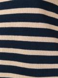 boat neck striped jumper
