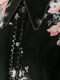 镶嵌装饰花卉衬衫