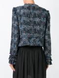 layered cuffs fitted jacket