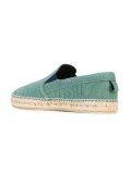metallic embossed espadrilles