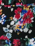 floral ruffled skirt