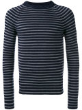 striped crew neck jumper