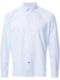 spotted button down shirt