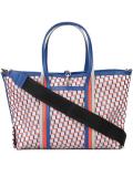 geometric print tote