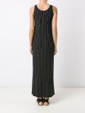 striped long dress