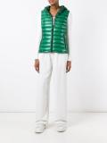 zipped hooded gilet