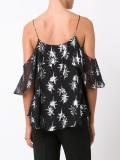 metallic pattern top