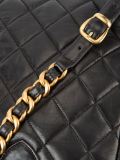 quilted chain backpack
