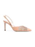 pointed toe slingback pumps