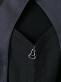 layered zip cropped jacket