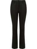 panel detail slim fit trousers