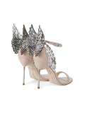 angel wing stiletto sandals