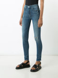 high-rise skinny jeans
