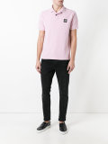 logo patch polo shirt