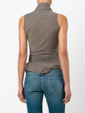 draped fitted top 